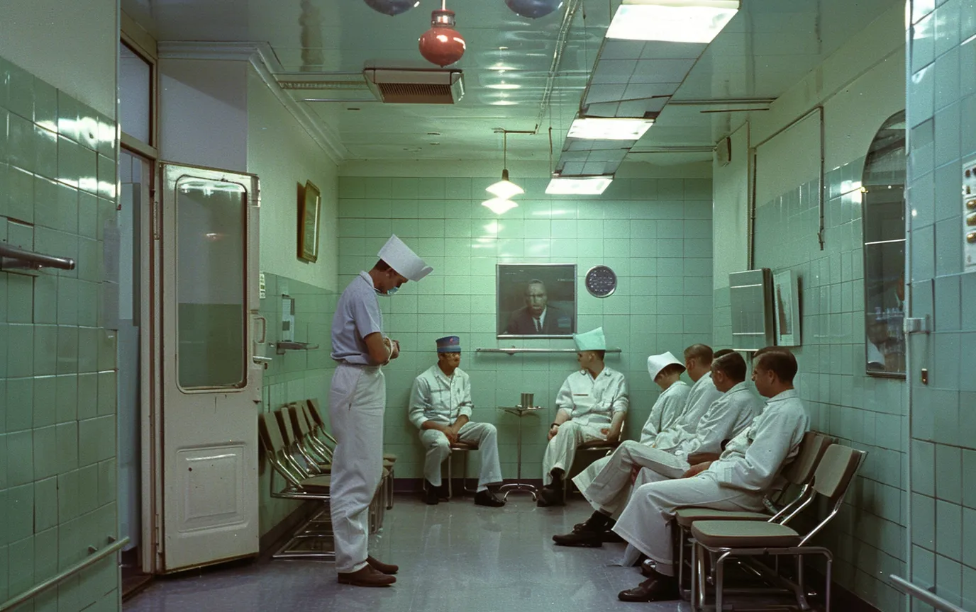 malaria clinic russia 1965