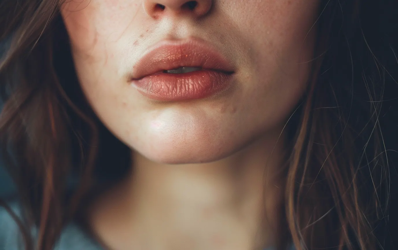 herpes cold sore hsv1 lips