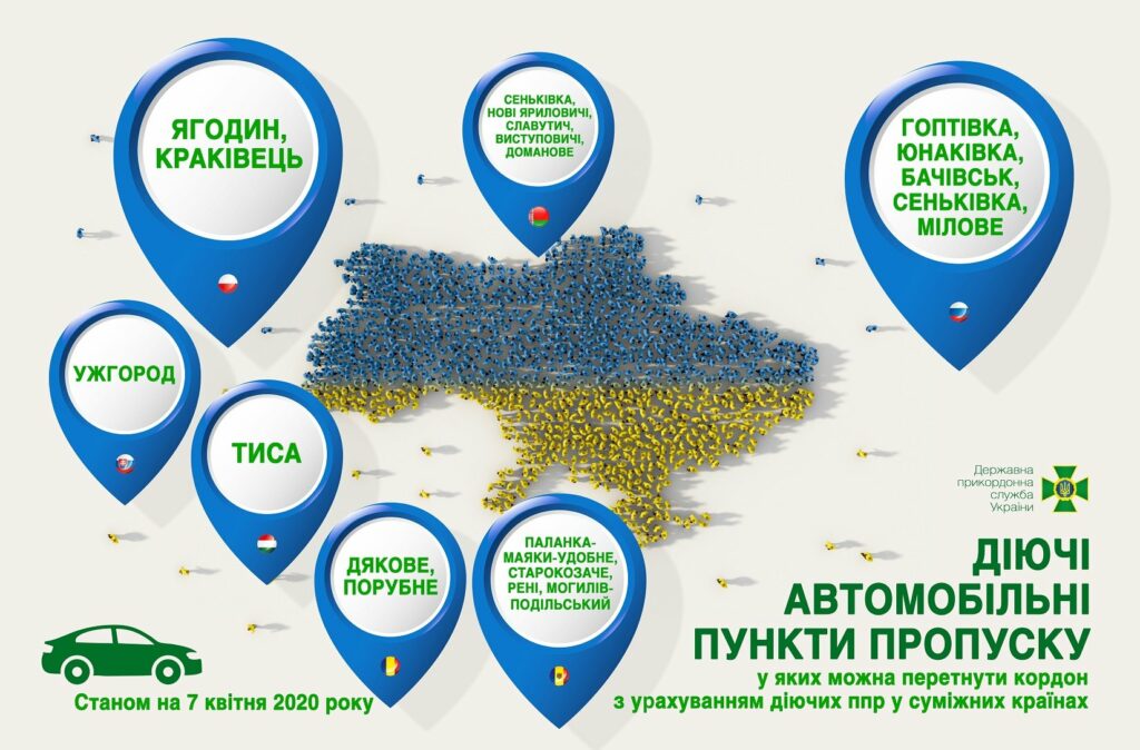 Large group of people forming Ukraine map and national flag in social media and community concept on white background. 3d sign symbol of crowd illustration from above gathered together