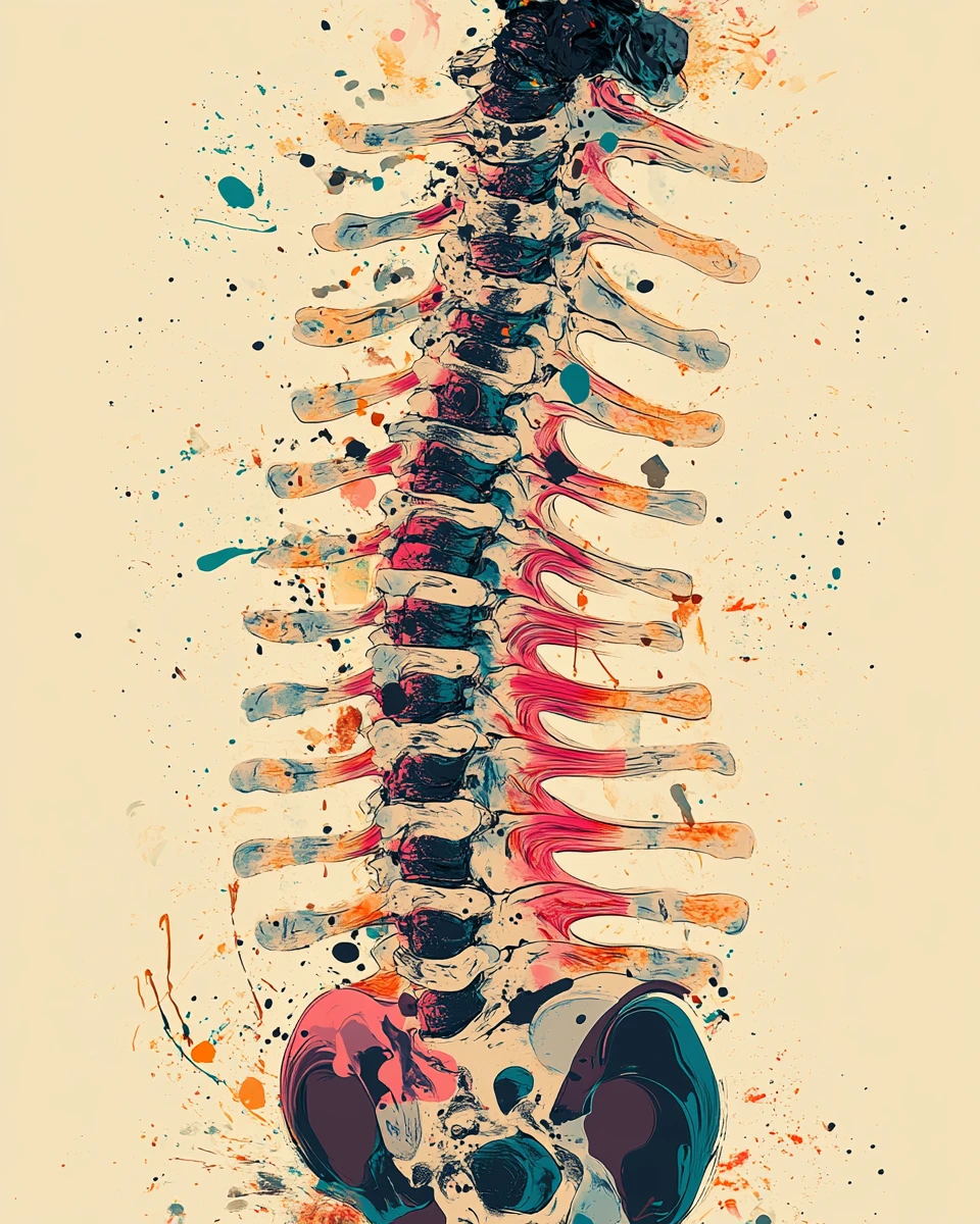 The picture is of the spine