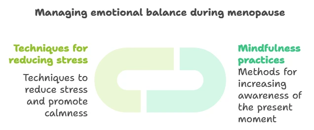 A scheme for managing emotional balance during menopause