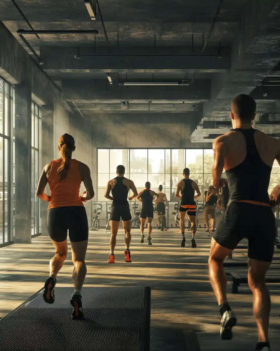 Training in the gym