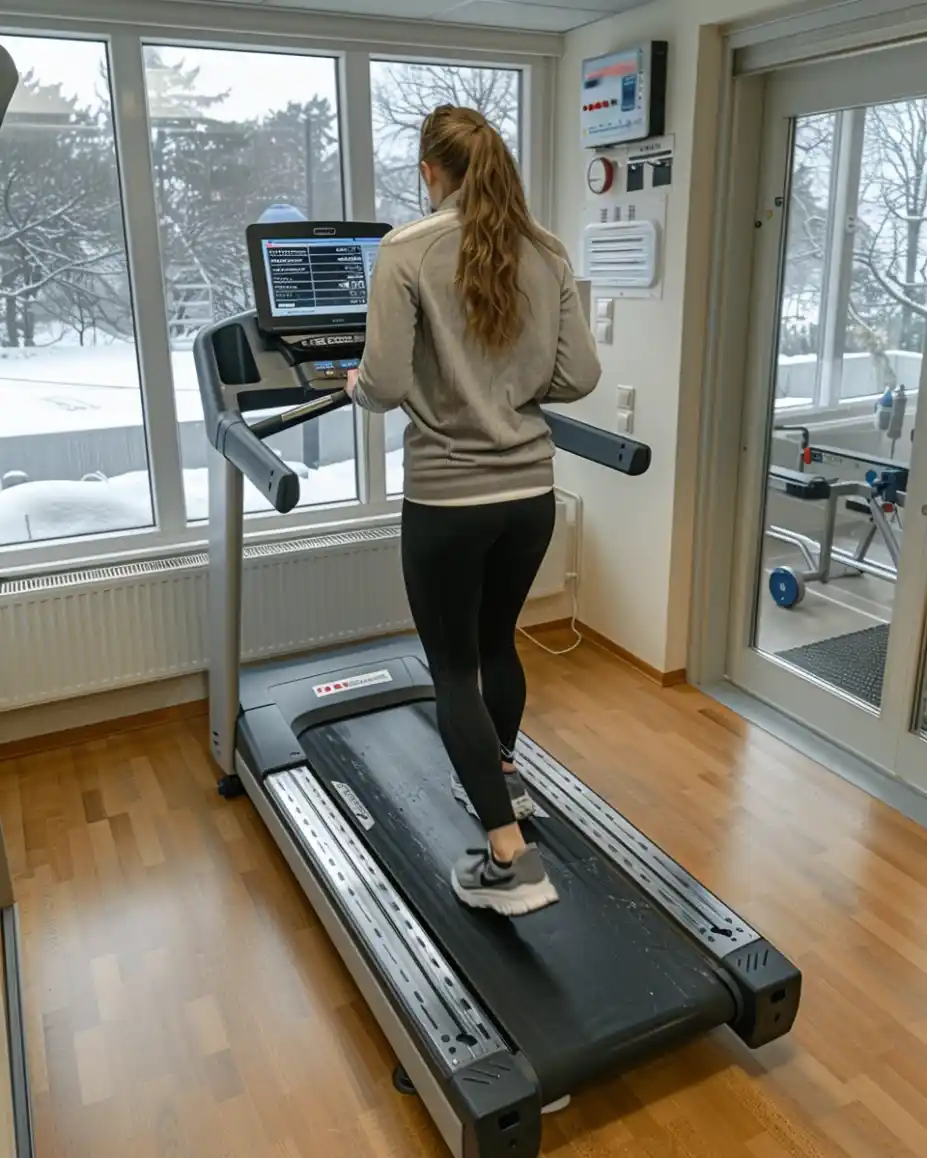 woman running treadmill gym liver disease masld