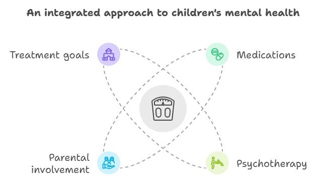 Scheme of a comprehensive approach to children's mental health