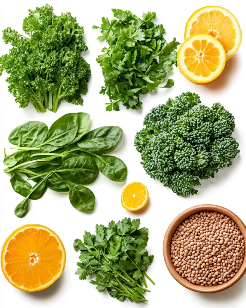 Food sources of folic acid leafy green vegetables