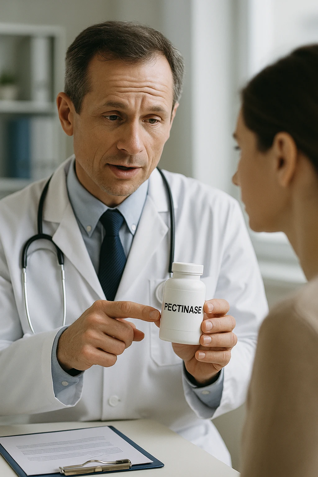 The doctor explains the effects of pectin