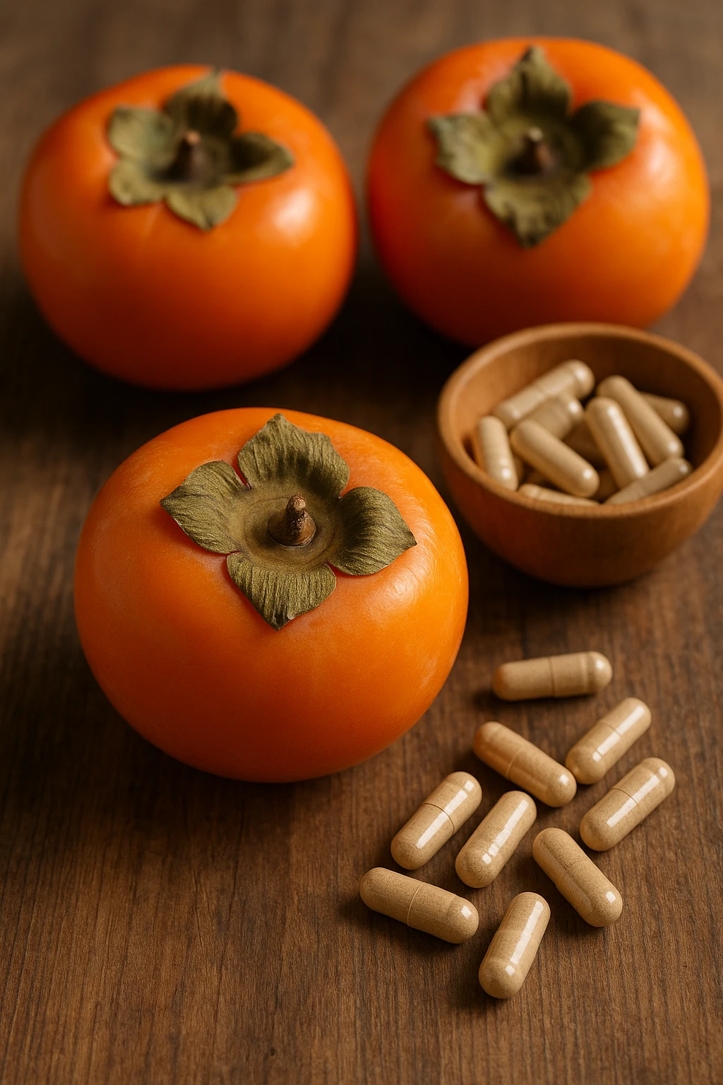 Tianin and persimmons