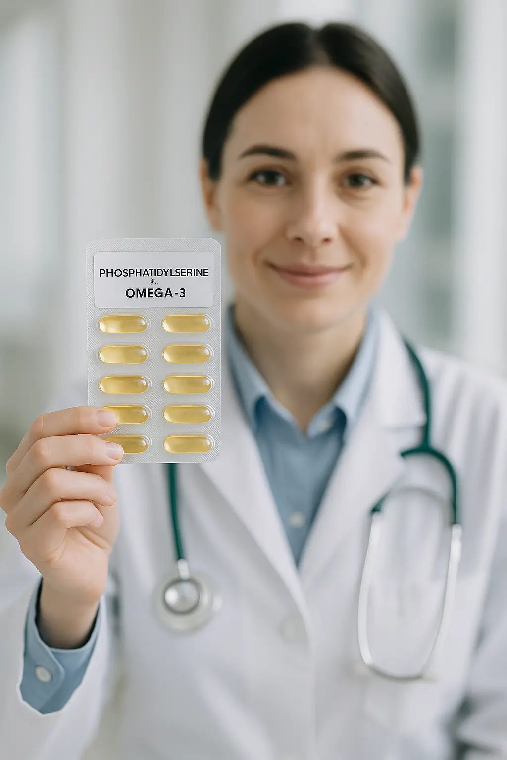 Doctor with capsules