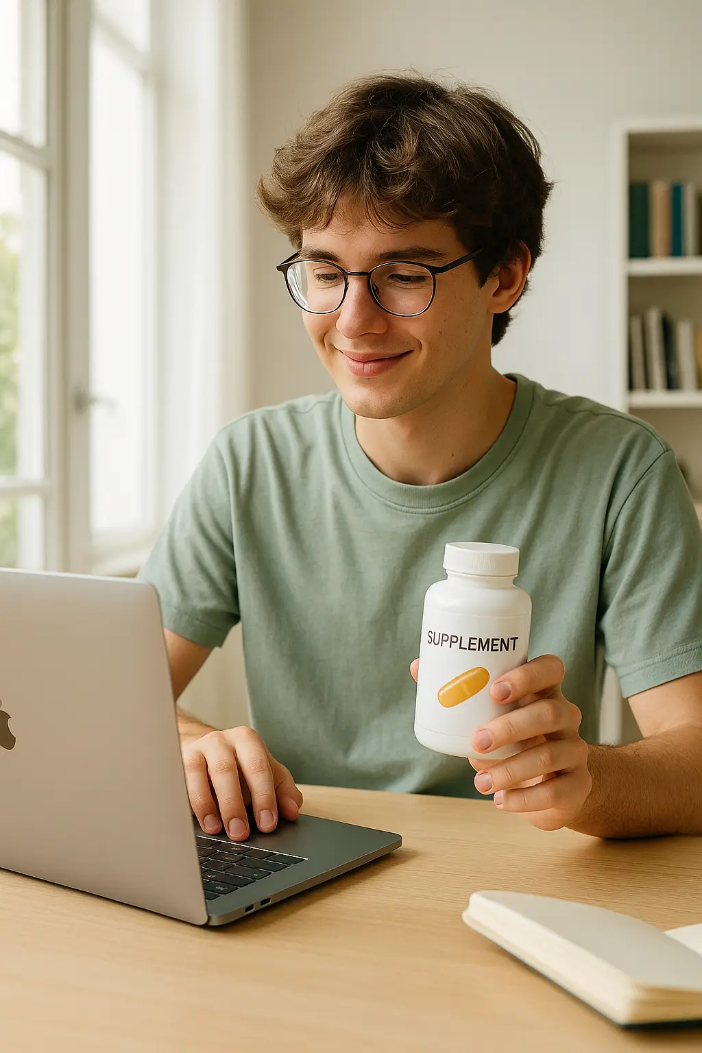 The guy with vitamins