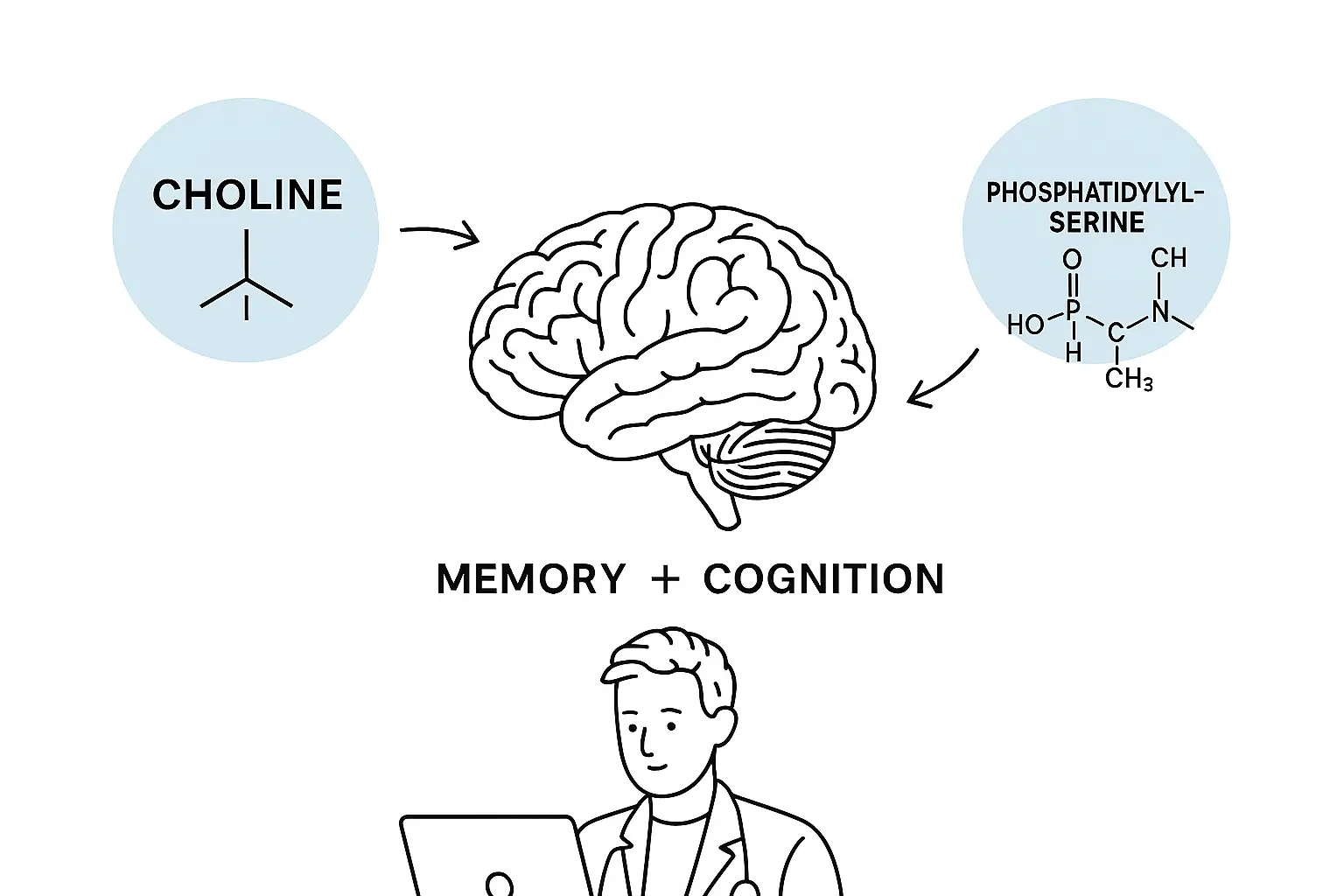 Choline and phosphatidylserine