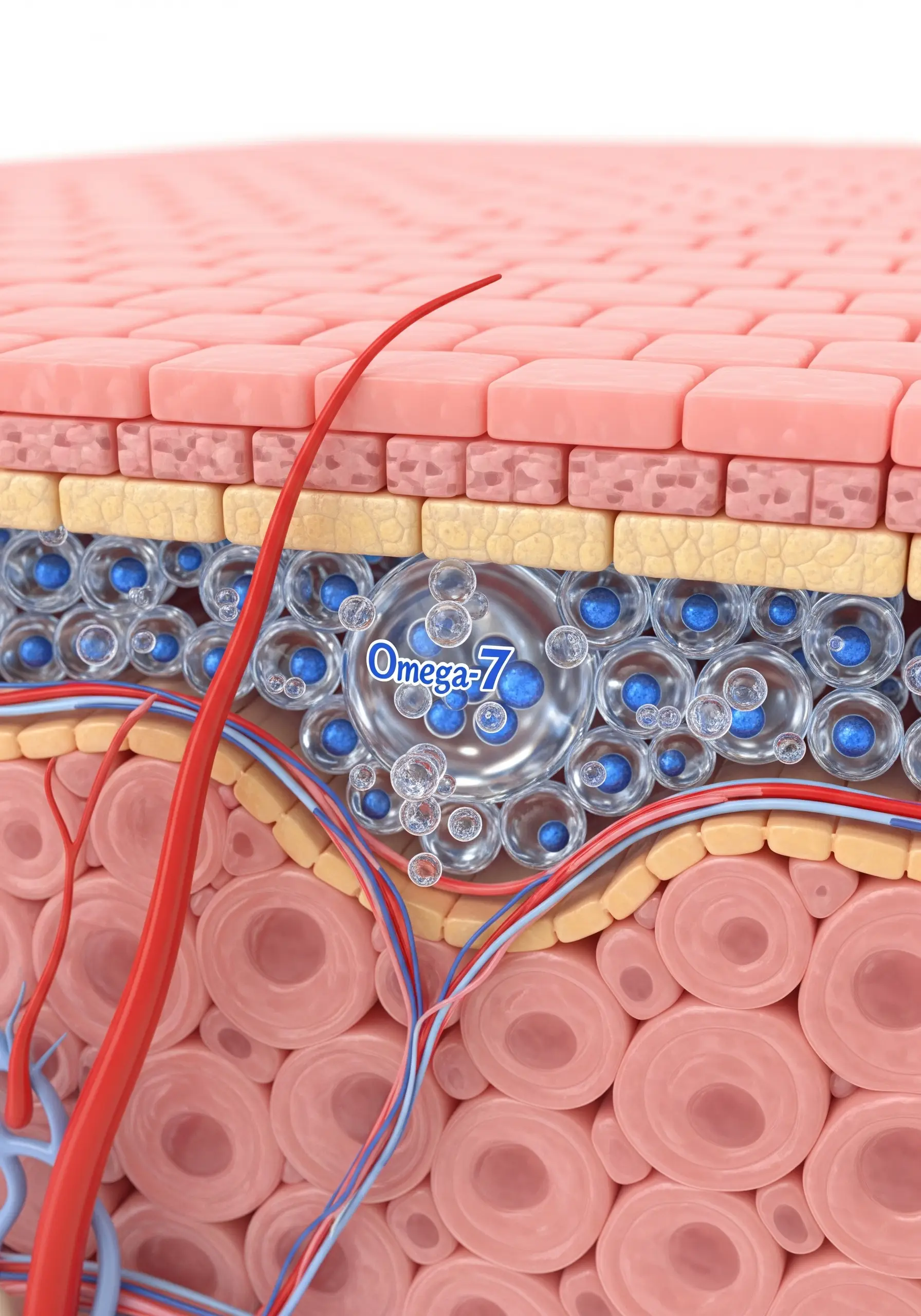 Омега-7 стимулює секрецію шкірного сала та відновлення слизових
