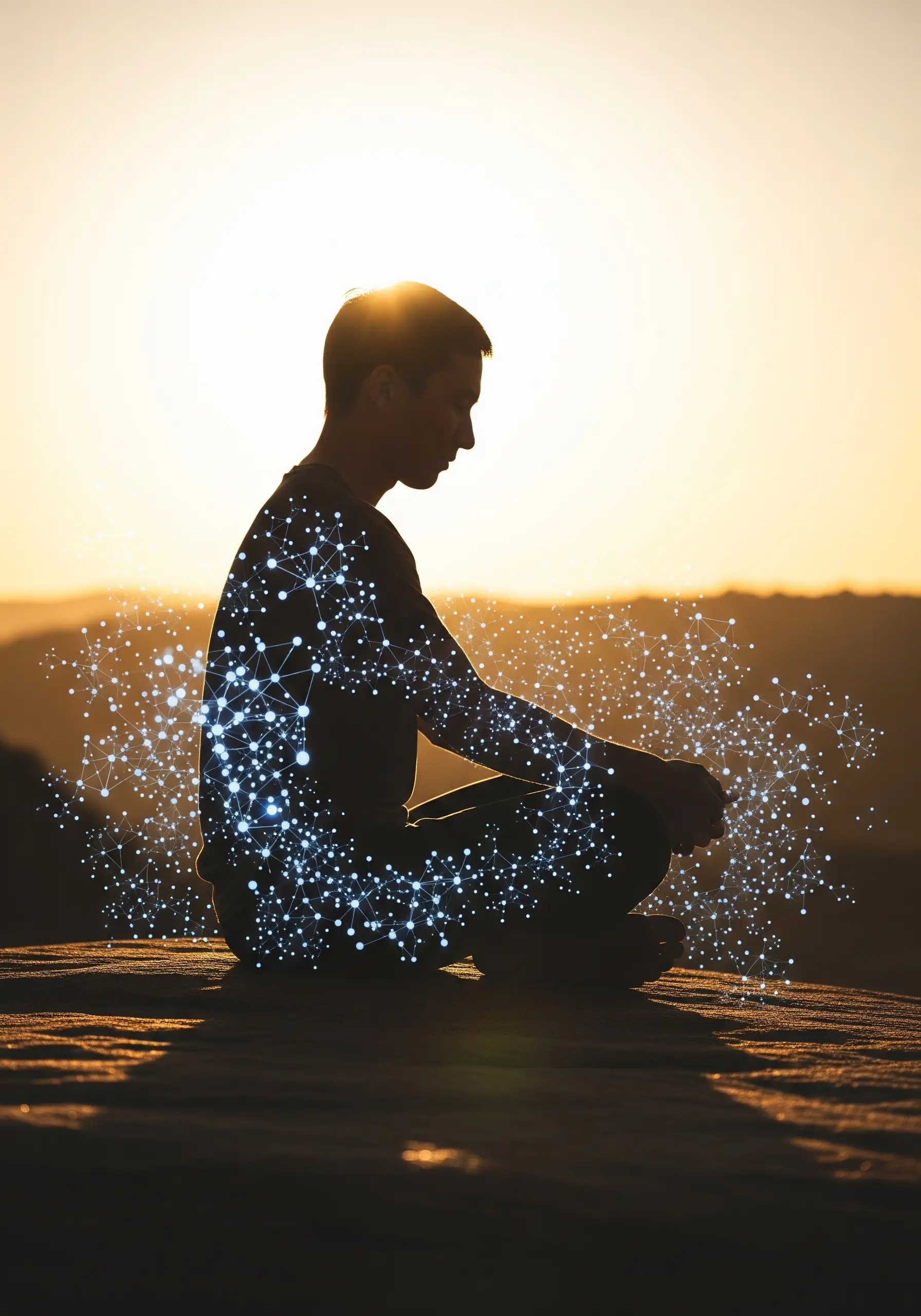 Людина медитує 