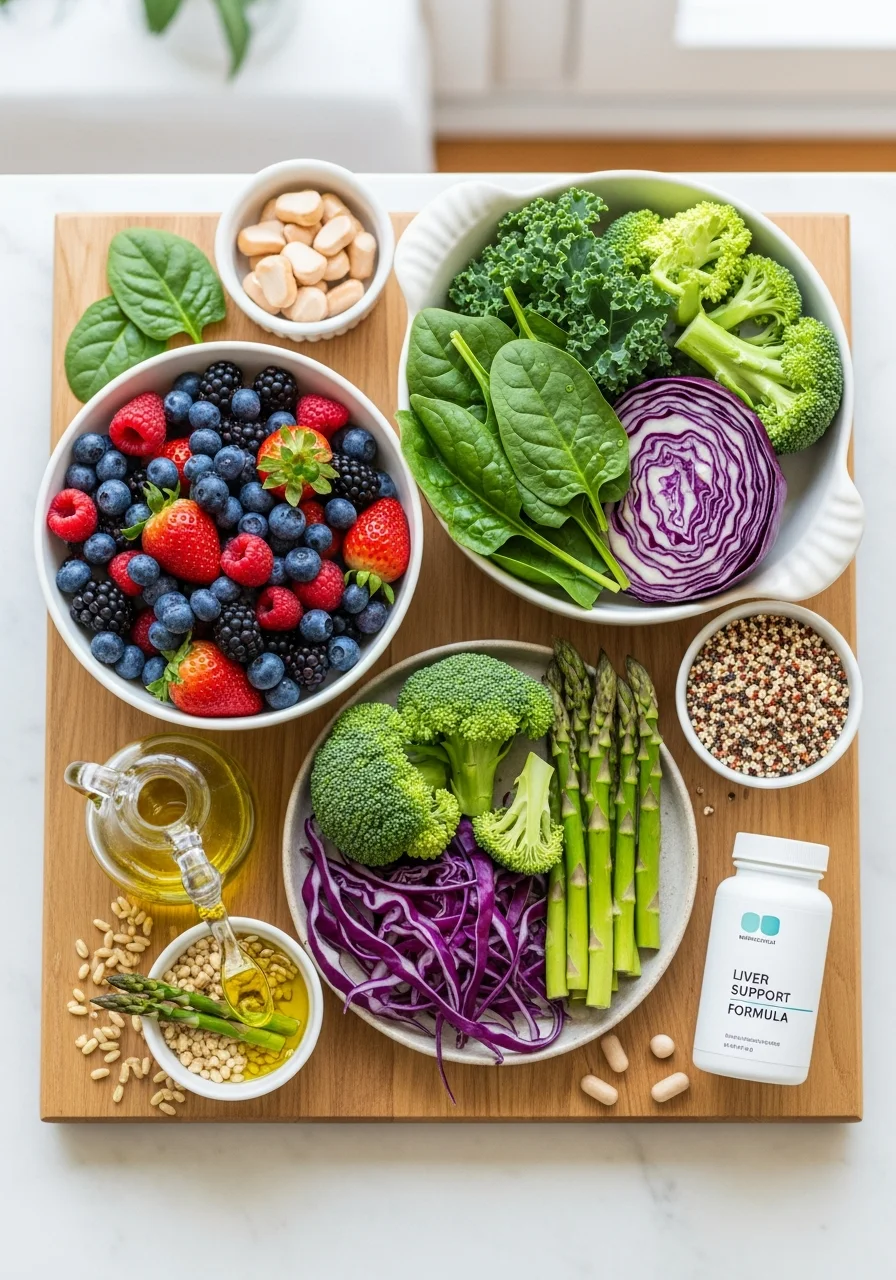 Корисні продукти харчування для здоров’я та детоксикації печінки