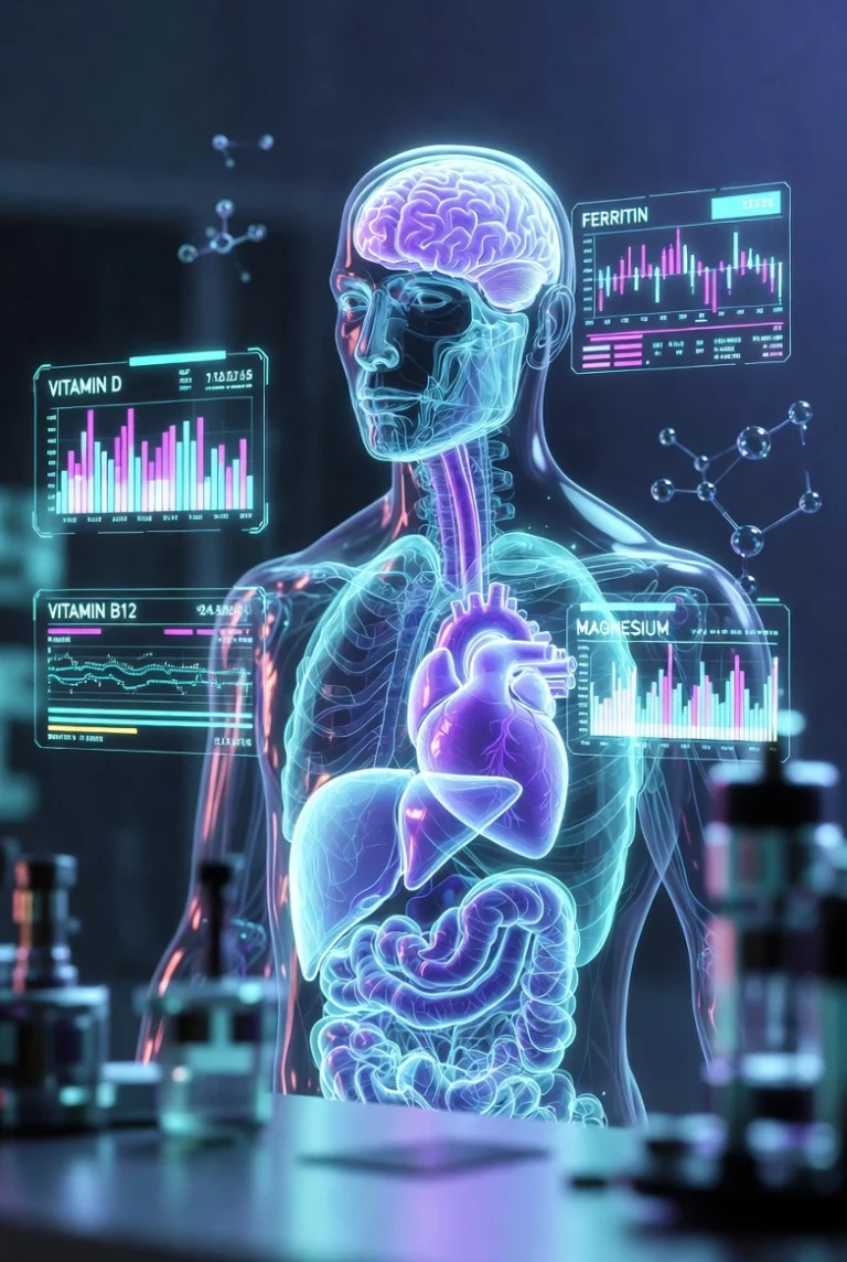 Сезонний дефіцит мікронутрієнтів: вплив вітаміну B12, D, феритину та магнію на організм людини