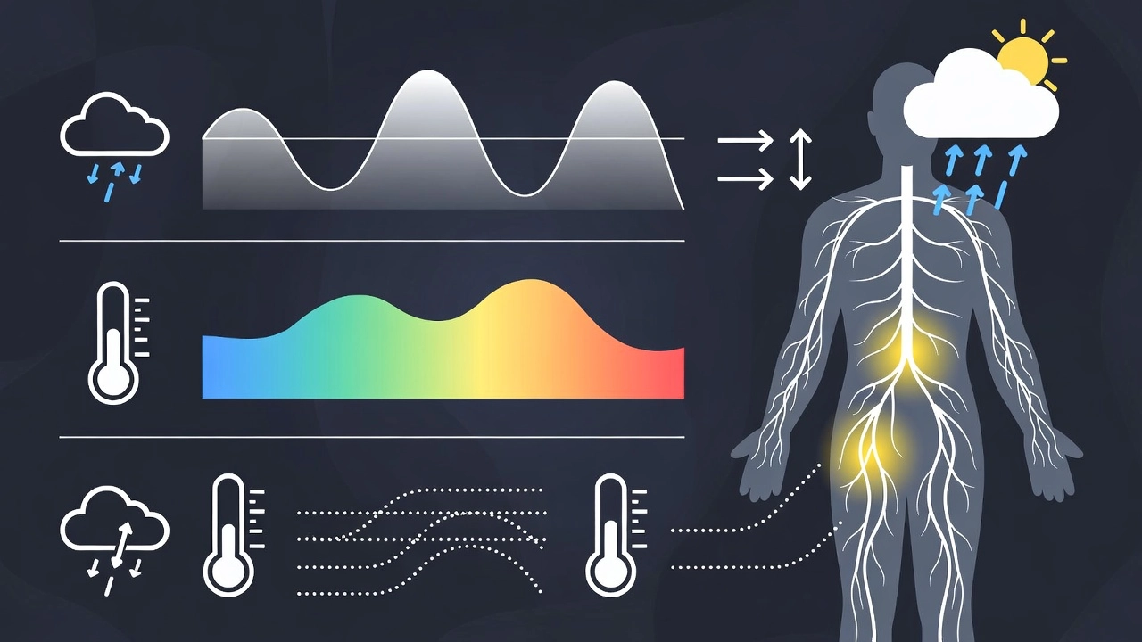 Схема впливу атмосферних факторів на тіло: як перепади температури навесні відображаються на графіках самопочуття та роботі нервової системи