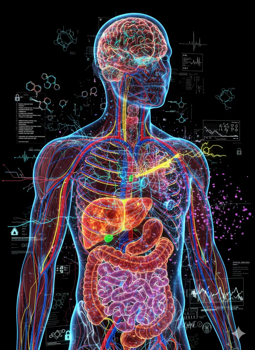Інфографіка про весняний детокс і фізіологію печінки, нирок та кишечника
