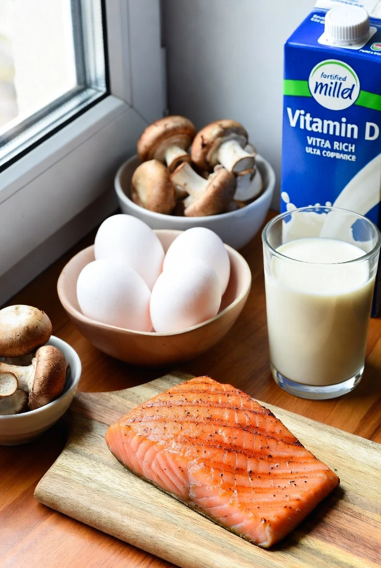 Продукти, багаті на вітамін D навесні: риба, яйця, молоко, гриби